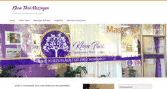 Desktop Screenshot of khon-thaimassage.de
